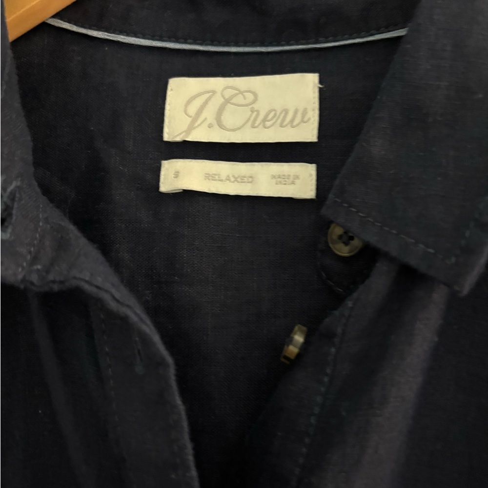 J Crew Relaxed/fit short sleeve Irish Linen Dress